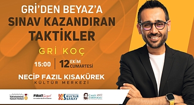 Gri Koç, Kahramanmaraş'ta gençlere sınav kazandıran taktikleri anlatacak!
