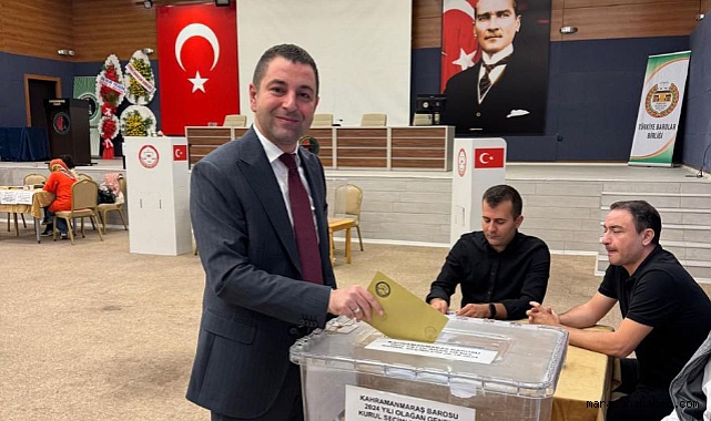 Kahramanmaraş Barosu yeni başkanını seçti!