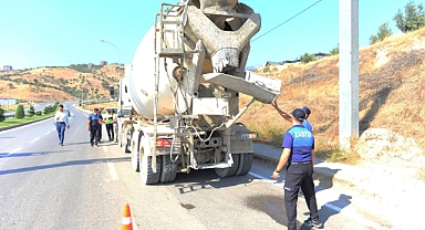 Kahramanmaraş’ta Beton Mikserine 106 Bin lira ceza!