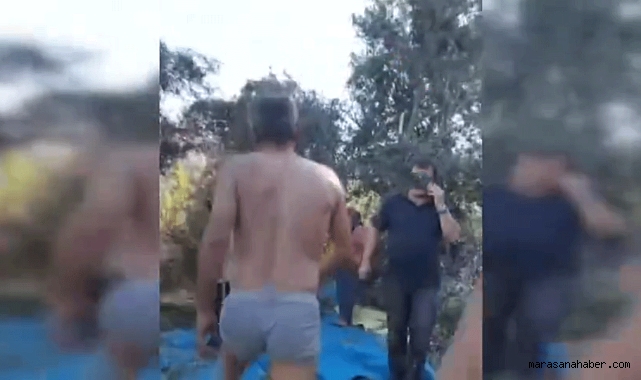 Kahramanmaraş’ta kadınlarla tartıştı soyunup karşılarını dikildi!