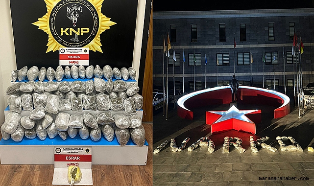 Kahramanmaraş’ta narko operasyon! 49 kilo yakalandı!