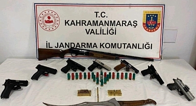 Kahramanmaraş’ta silah operasyonu!