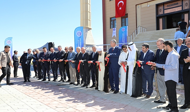 Kahramanmaraş’ta yapılan yeni cami ibadete açıldı!