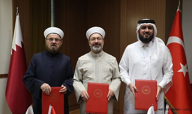 Katarlı dernek Kahramanmaraş’ta külliye yapacak! Diyanet İşleri Başkanı Erbaş imzayı attı!