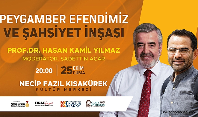 Kültür Sanat Sezonu Prof. Dr. Yılmaz söyleşisiyle devam edecek