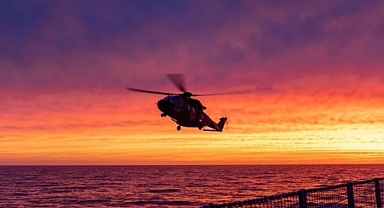 Nijerya’da helikopter okyanusa düştü!