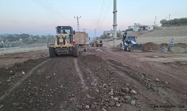Türkoğlu Orçan Caddesi’nde Çalışma