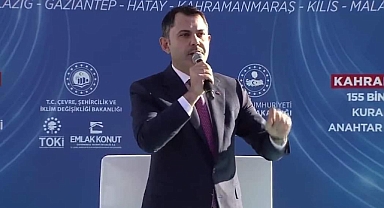Bakan Kurum Kahramanmaraş’ta konuştu! “Evine girmeyen depremzede kalmayacak”