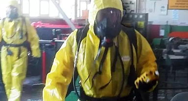 İplik Fabrikasında zehirli gaz paniği! Bin 150 kişi tahliye edildi!