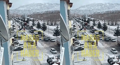 Kahramanmaraş Göksun Yolunda ulaşım krizi: Kilometrelerce Araç Kuyruğu var