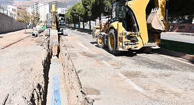 Kahramanmaraş’ta Ahır Dağı Caddesi’nde altyapı çalışması hız kanadı!