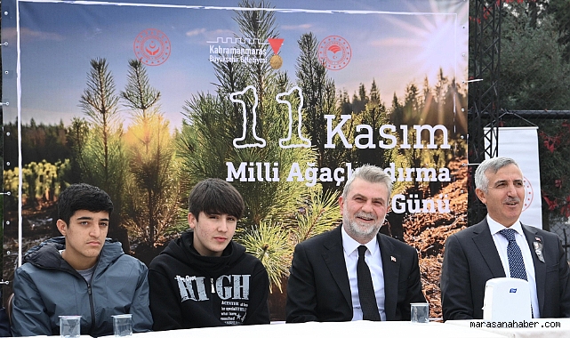 Kahramanmaraş’ta bin 100 fidan toprakla buluştu!