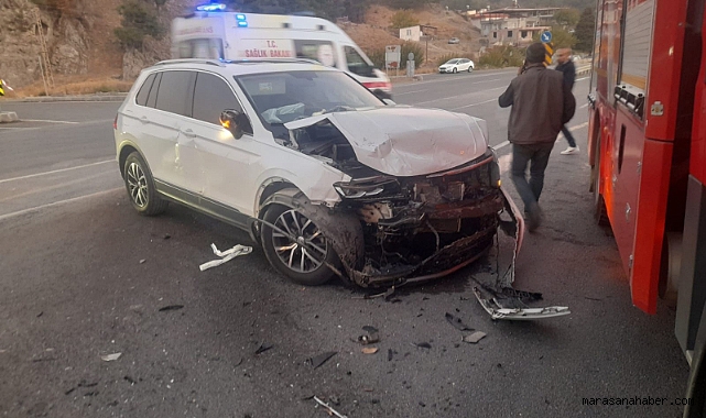 Kahramanmaraş’ta Menzelet yol ayrımında kaza! 2’si ağır 6 yaralı