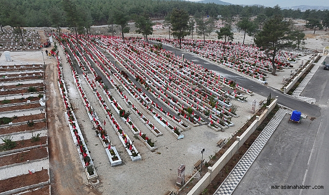 Kahramanmaraş’ta mezarlık seferberliği! 2 Bin 300 Mezar elden geçti!