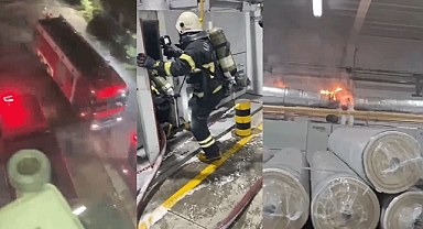 Kahramanmaraş’ta Tekstil Fabrikasında yangın paniği!