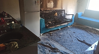Kahramanmaraş’ta yangın! Bir kedi öldü!