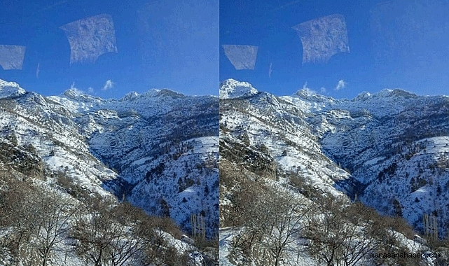 Kahramanmaraş’ta yılın ilk karı Engizek zirvesine yağdı!
