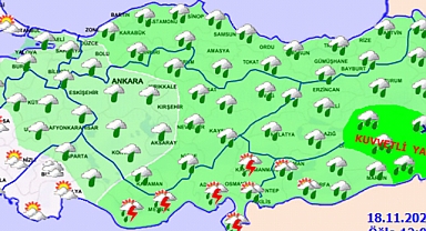 Meteoroloji Kahramanmaraş için kuvvetli sağanak uyarısı verdi!