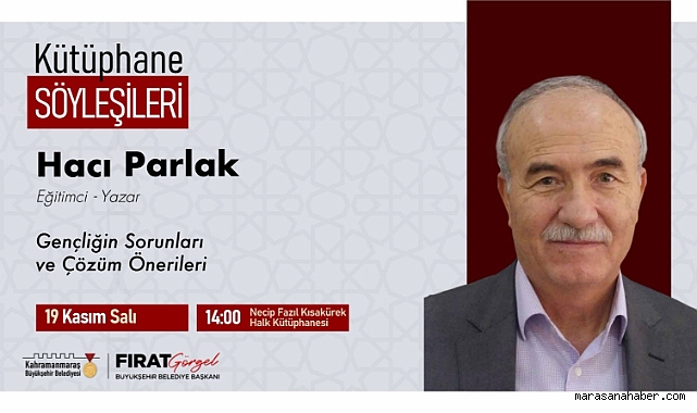 Yazar Parlak, Gençliğin sorunlarını ele alacak
