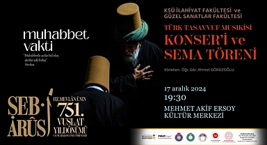 Hz. Mevlana, Vuslatının 751. yıl dönümünde çeşitli etkinliklerle anılacak