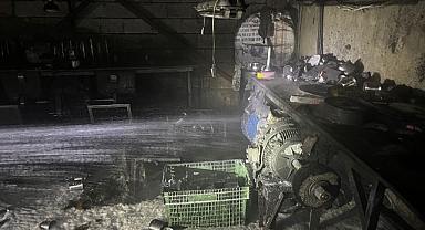 Kahramanmaraş’ta İş Yerinde Çıkan Yangın Korkuttu!