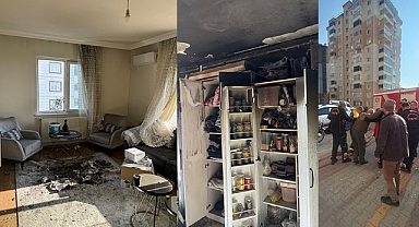 Kahramanmaraş’ta site içinde korkutan yangın!