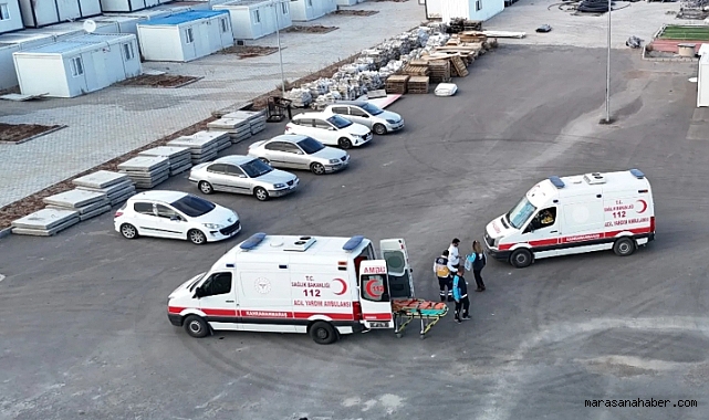 Kahramanmaraş’ta TAMP Kapsamında Deprem Tatbikatı!