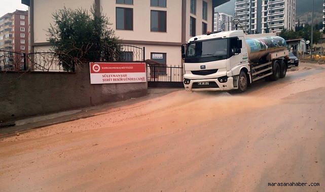Kahramanmaraş’ta cadde temizliği!