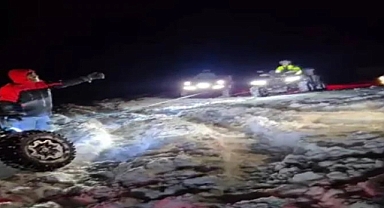 Kahramanmaraş’ta donarak ölmekten son anda kurtuldular!
