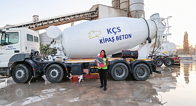 Kahramanmaraş’ta kadınlar direksiyonda! Beton Mikseri onlara emanet!