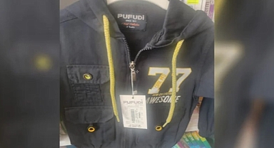 Kahramanmaraşlılar komşuda üretilen bu cekete dikkat! Çocuklarınıza sakın giydirmeyin! Bakanlık fotoğrafla uyardı!