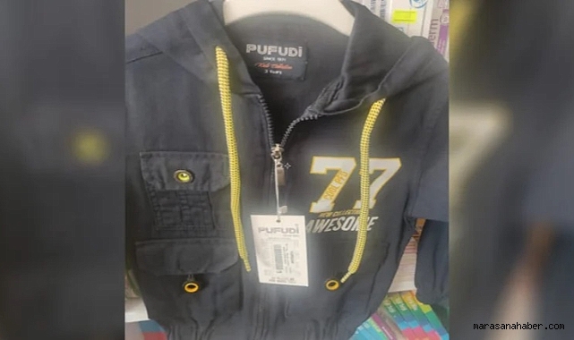 Kahramanmaraşlılar komşuda üretilen bu cekete dikkat! Çocuklarınıza sakın giydirmeyin! Bakanlık fotoğrafla uyardı!