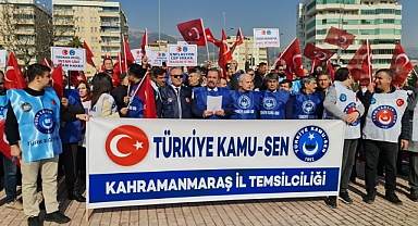 Kamu-Sen Kahramanmaraş'ta Yüzde 6+5'lik Zamı Adaletsiz Buldu: 