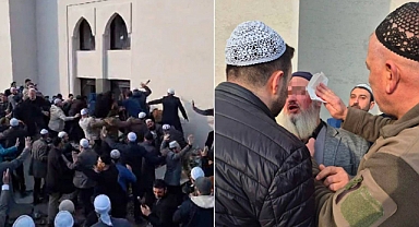 Menzil'de taşlı-sopalı