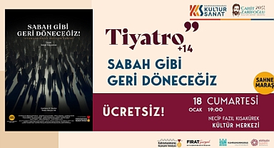 Sahne Maraş, Filistin'in Mücadelesini Sahneye Taşıyor