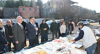 Yeşilyöre’de pazar heyecanı! Başkan Karaca’ya teşekkür