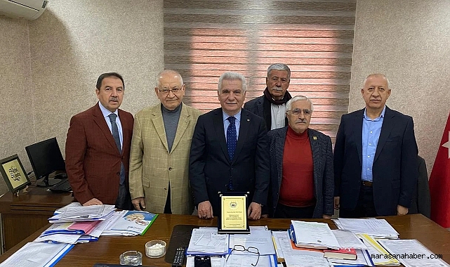 Ankara Kahramanmaraş Dernekler Federasyonu'ndan Kerim Yılmaz’a teşekkür plaketi!