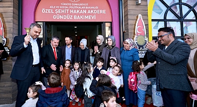Başkan Toptaş, miniklerin heyecanına ortak oldu!