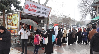 Elbistanlılar ve Göksunlular Eyüp Sultan’da Lokma Dağıttı
