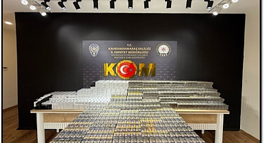 Kahramanmaraş’ta 5100 Kaçak Sigara ele geçirildi!