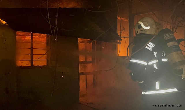 Kahramanmaraş’ta Gece Yarısı Yangın paniği!