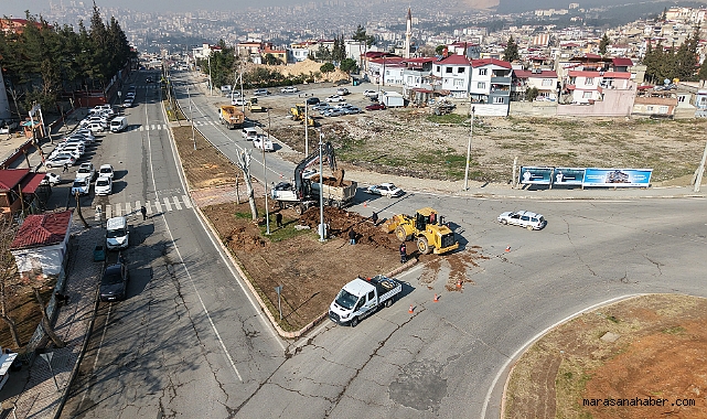 Kahramanmaraş’ta Sütçü İmam Kavşağı’nda çalışma!
