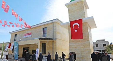Kahramanmaraş’ta yeni yapılan cami dualarla açıldı!