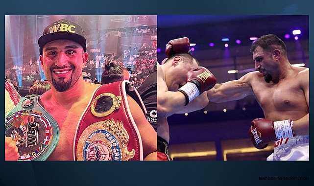 Kahramanmaraşlı boksör Agit Kabayel, Dünya Ağır Siklet Boks Şampiyonluk maçında Çinli rakibini nakavt ederek dünya şampiyonu oldu.