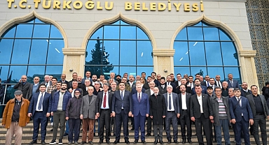 Mansur Yavaş Türkoğlu'nda Başkan Karaca'yı Ziyaret Etti!