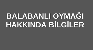 Balabanlı Oymağı 