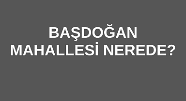 Başdoğan Mahallesi Nerede?