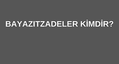 Bayazıtzadeler Kimdir?