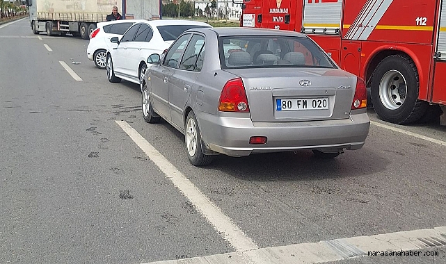 Kahramanmaraş-Kayseri Yolunda Trafik Kazası: 3 Araç Çarpıştı!