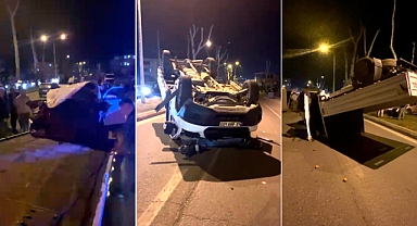 Kahramanmaraş'ta Akılalmaz Kaza: Kamyonet Ters Döndü!